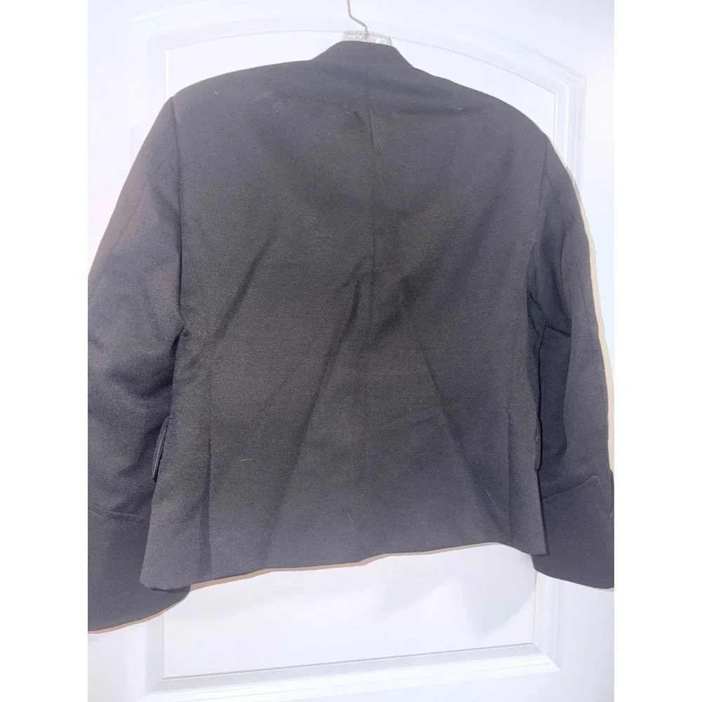 Mens Black 36S Wool Argyll Kilt Jacket Scottish Rite Formal Highland Blazer